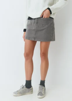 Falda estrellas bordadas