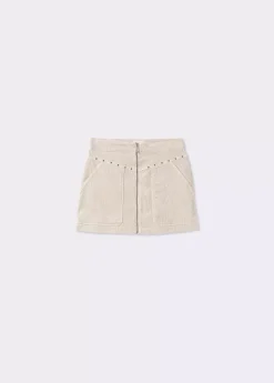 Falda pana apertura tachas