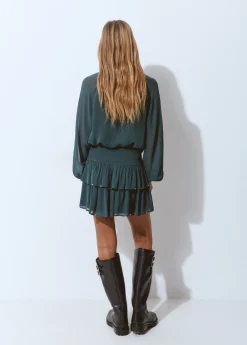 Falda volantes detalle tachas