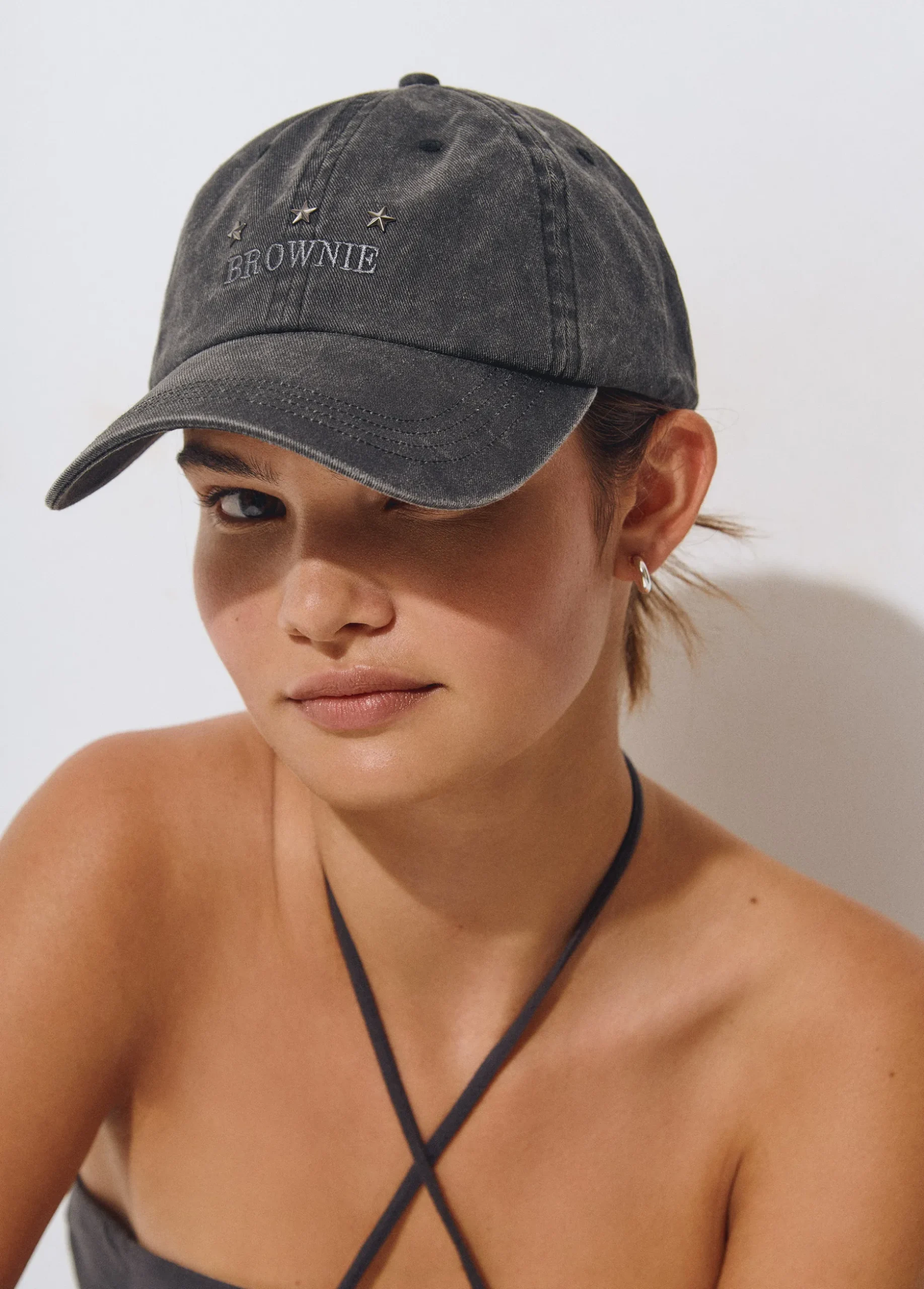 Gorra algodón bordada