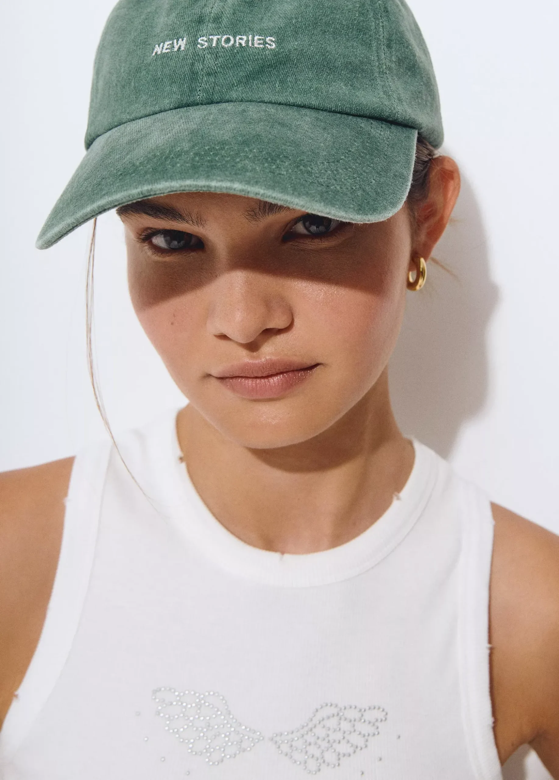 Gorra algodón bordada