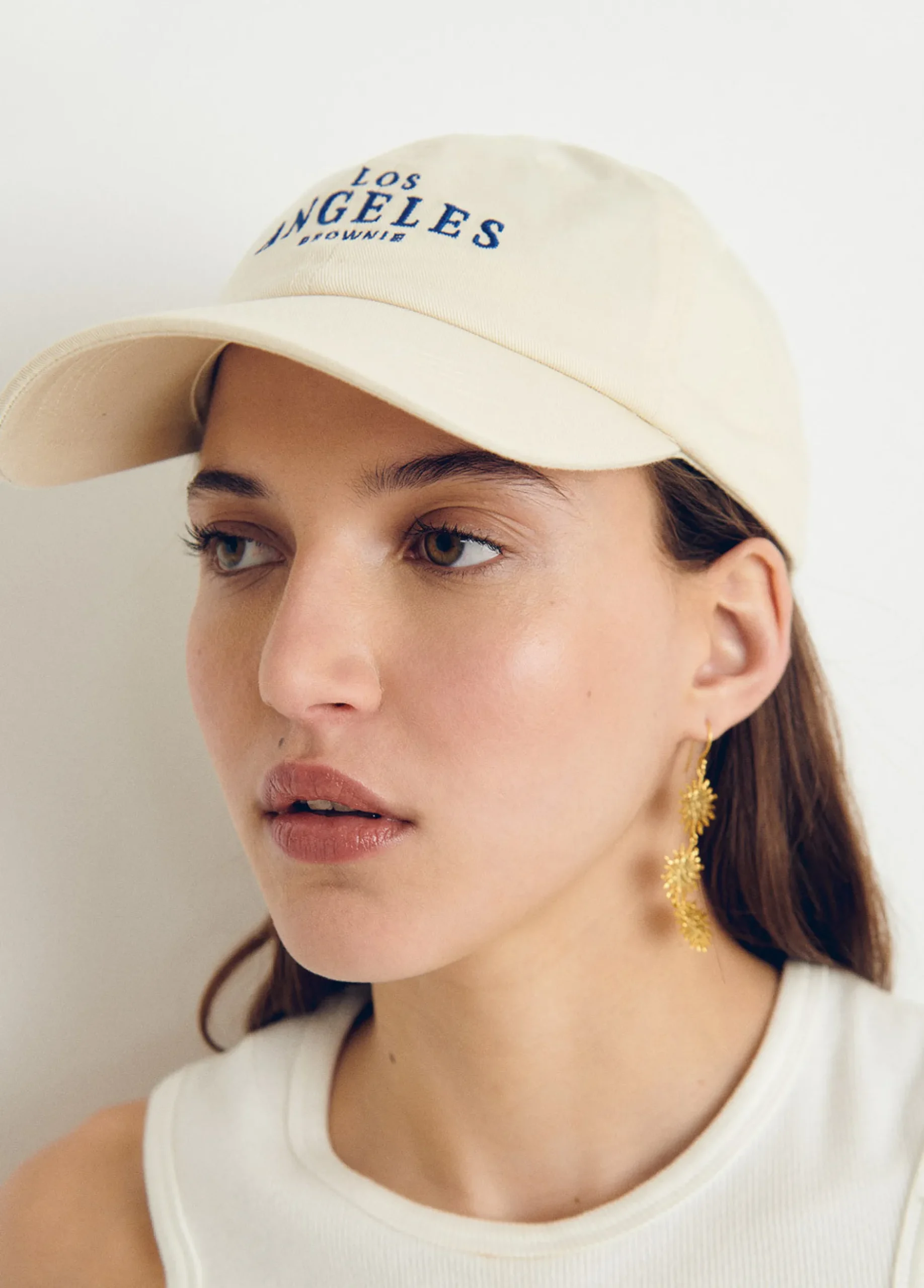 Gorra algodón bordada