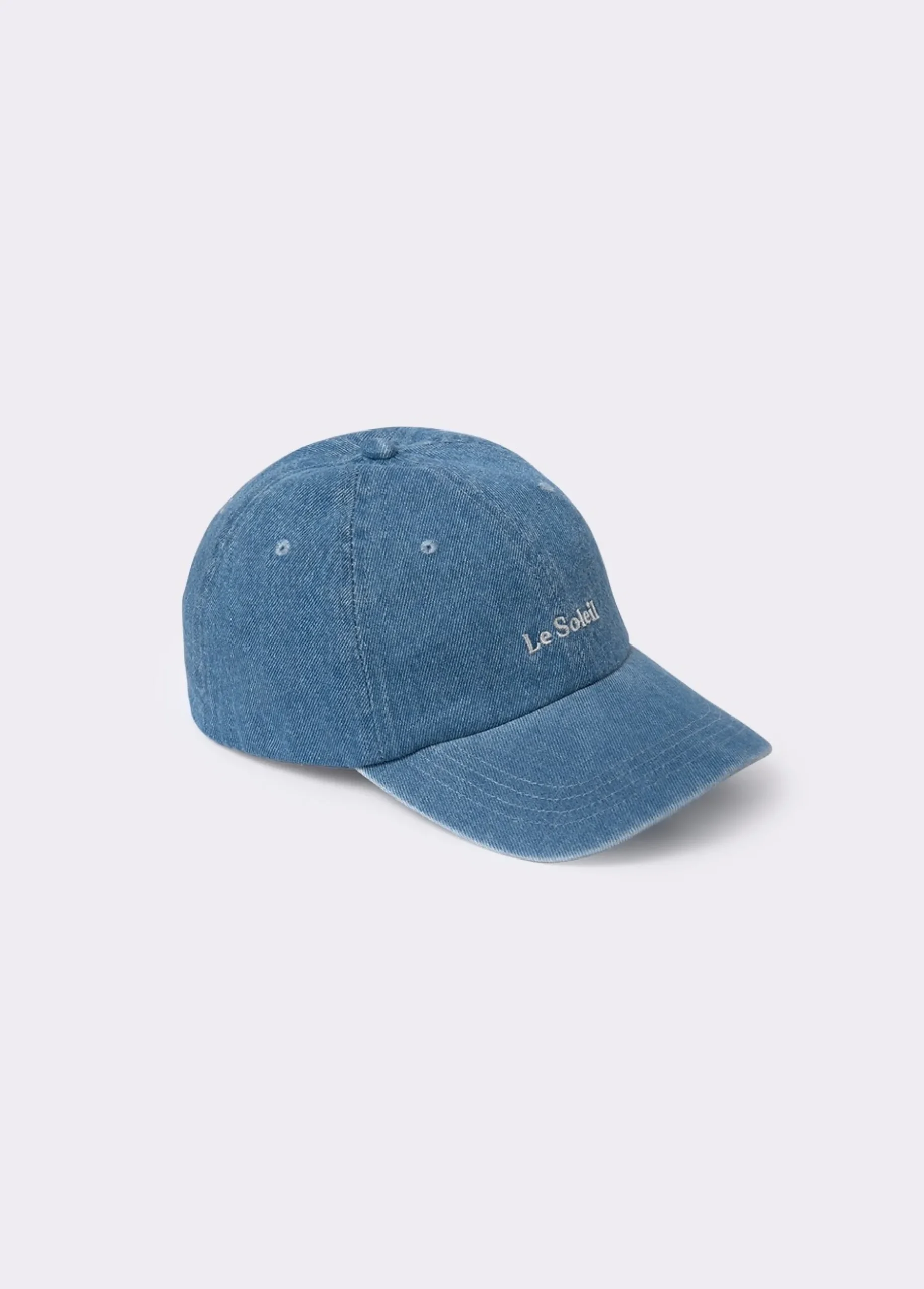 Gorra denim bordada