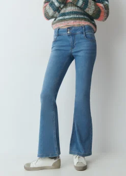 Jeans campana cintura ancha