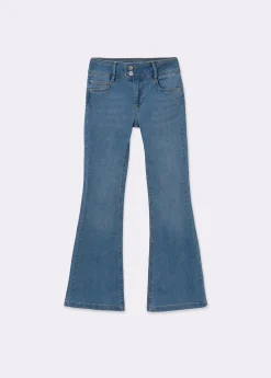 Jeans campana cintura ancha