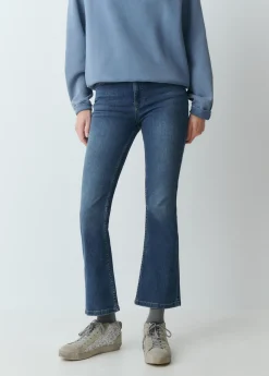 Jeans flare cropped