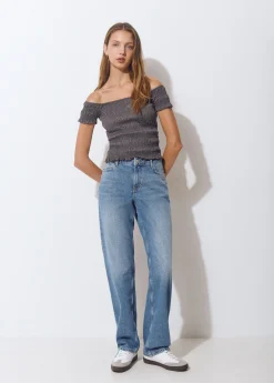 Jeans rectos cinco bolsillos