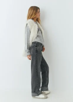 Jeans rectos cinco bolsillos