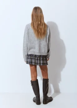 Jersey brownie bordado