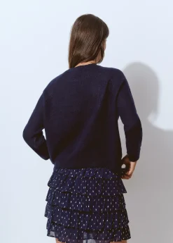 Jersey brownie bordado