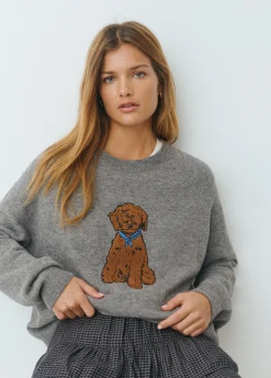 Jersey brownie bordado