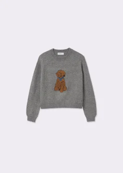 Jersey brownie bordado