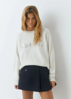 Jersey brownie lentejuelas