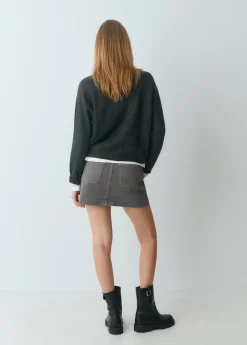 Jersey brownie lentejuelas