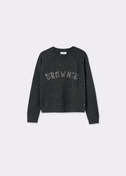 Jersey brownie lentejuelas