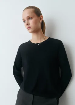 Jersey básico cuello redondo