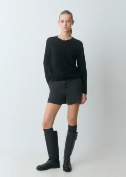 Jersey básico cuello redondo