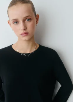 Jersey básico cuello redondo