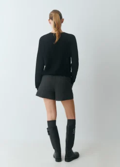 Jersey básico cuello redondo