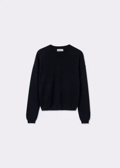 Jersey básico cuello redondo