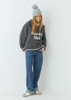 Jersey cremallera bordado