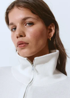 Jersey cremallera rayas