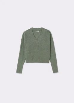 Jersey cuello pico básico