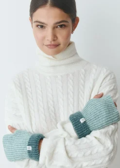 Mitón bicolor lurex