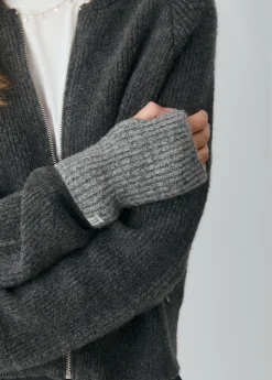 Mitón bicolor lurex