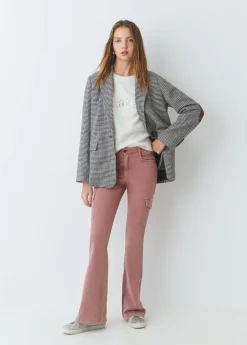 Pantalón campana cargo