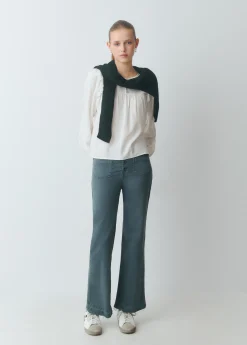 Pantalón culotte botones frontales