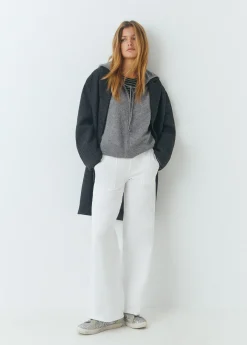 Pantalón culotte con bolsillos frontales