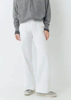 Pantalón culotte con bolsillos frontales