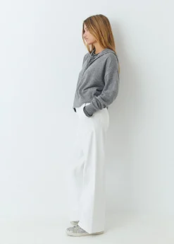 Pantalón culotte con bolsillos frontales