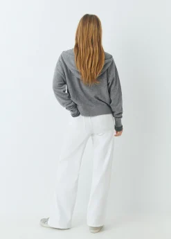 Pantalón culotte con bolsillos frontales