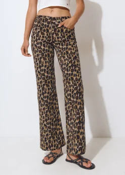 Pantalón estampado animal
