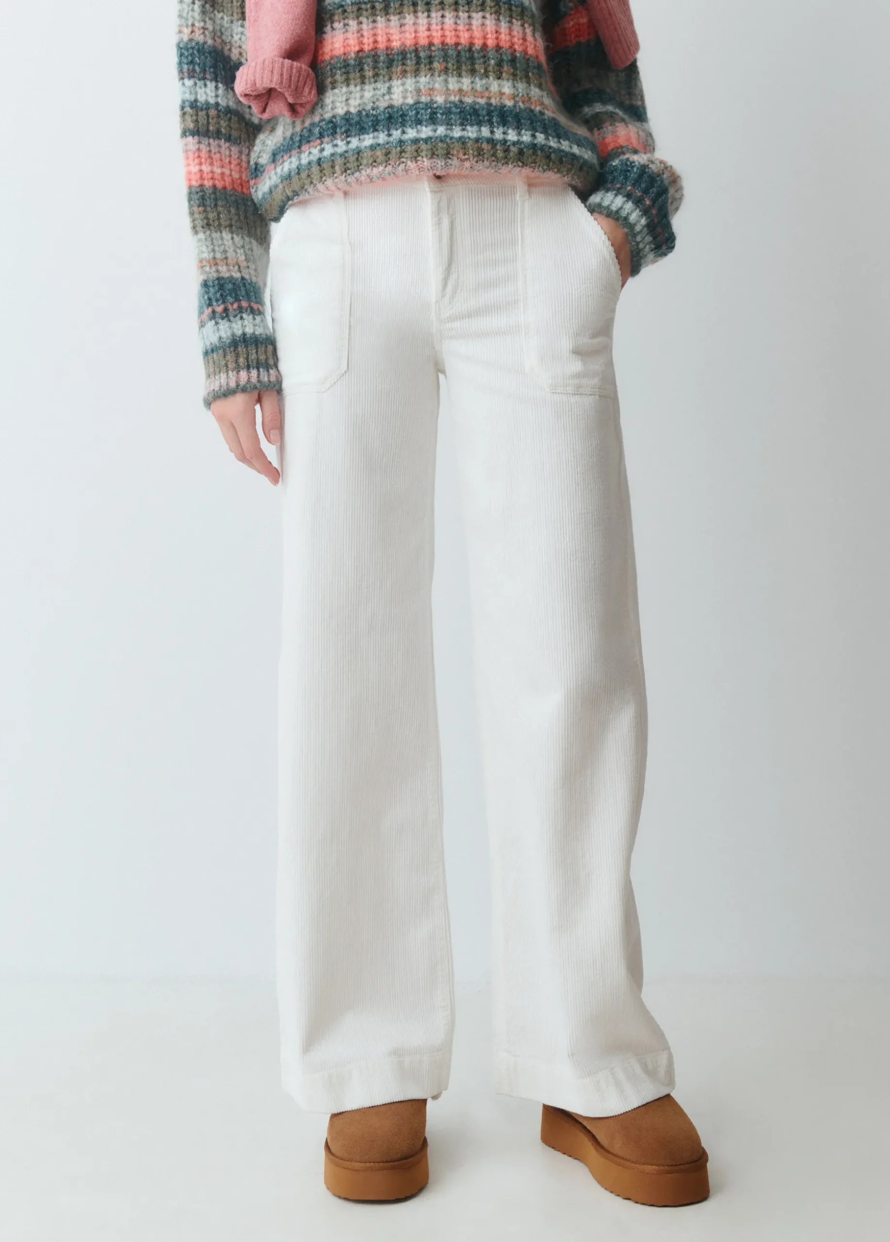 Pantalón pana culotte