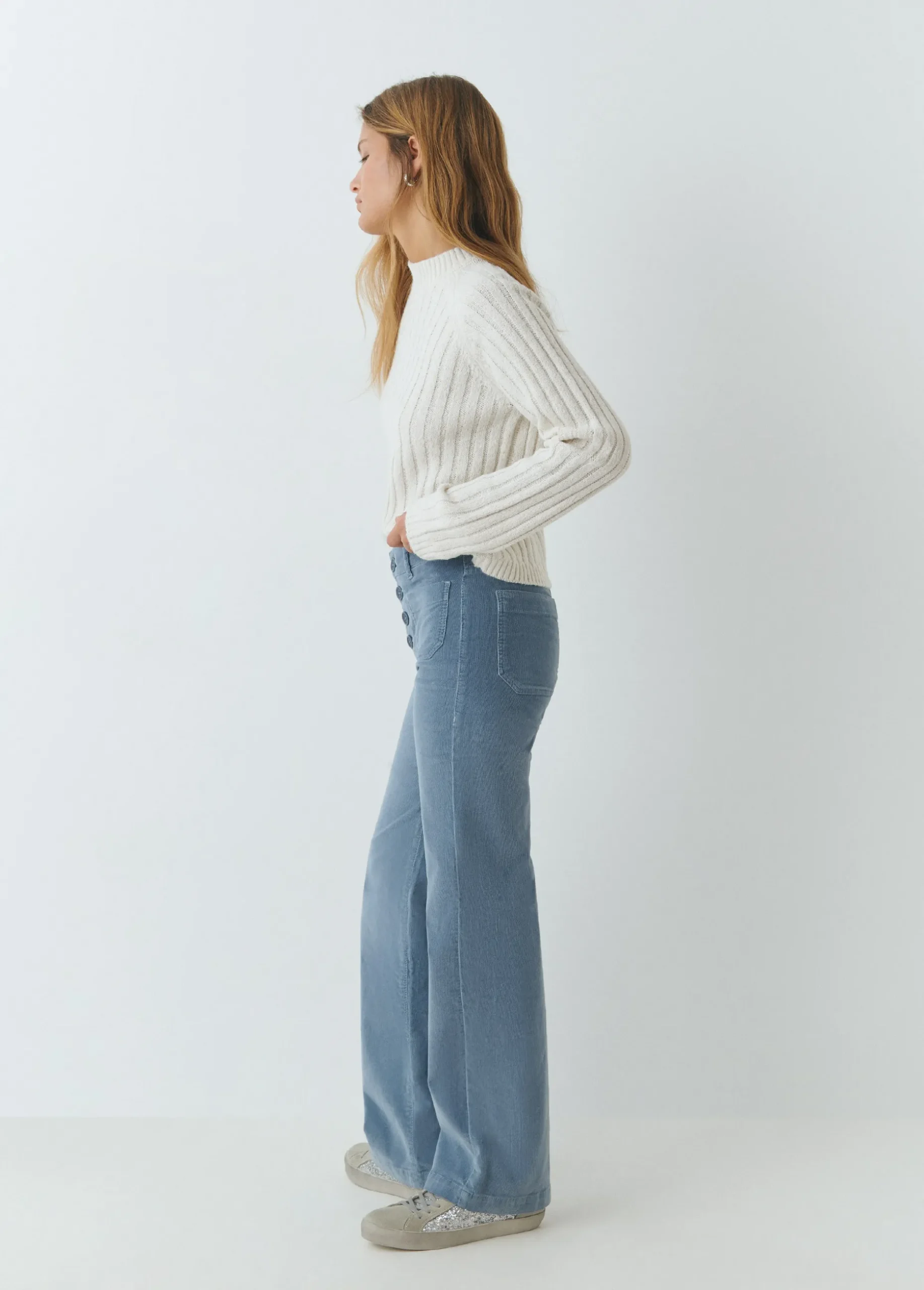 Pantalón pana culotte