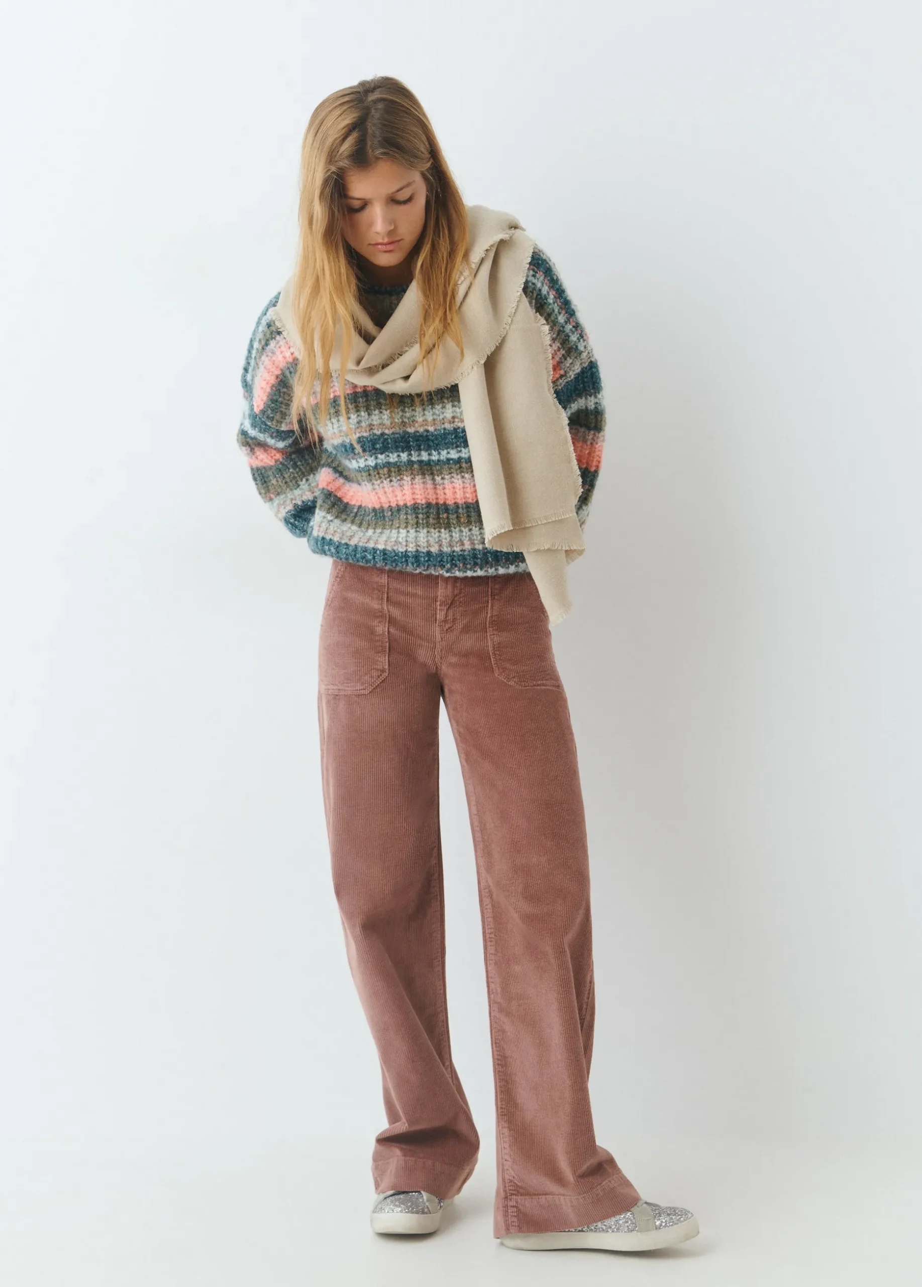 Pantalón pana culotte