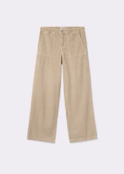 Pantalón pana recto