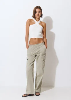 Pantalón recto cargo