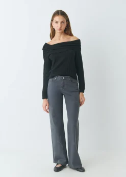 Pantalón recto estrellas