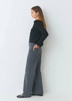 Pantalón recto estrellas