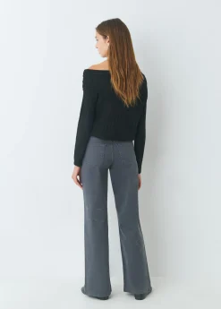 Pantalón recto estrellas