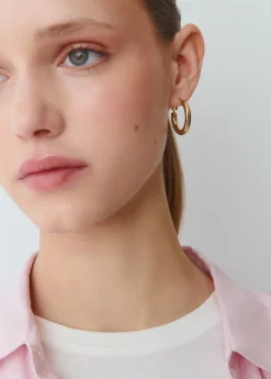 Pendiente aro grueso pequeño