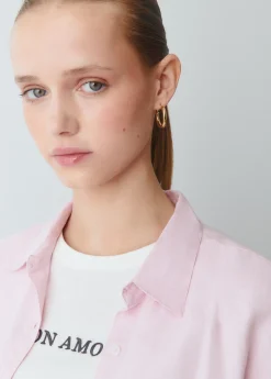 Pendiente aro grueso pequeño