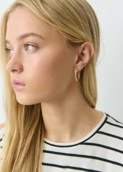 Pendiente aro mediano