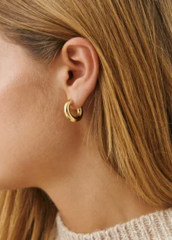 Pendiente aro mediano