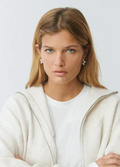 Pendiente estrella circonita