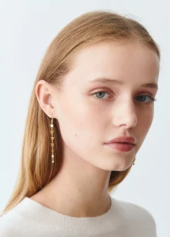 Pendientes largos estrellas degradado